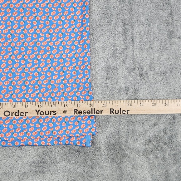 Johnnie-O Performance Polo Shirt Mens Medium Jayme Citrus Print Golf UPF 50 - Picture 13 of 14